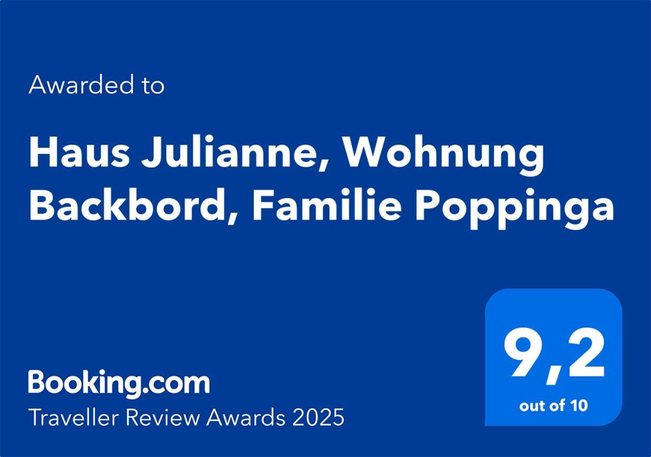 Haus Julianne, Wohnung Backbord, Familie Poppinga Norderney Exterior foto